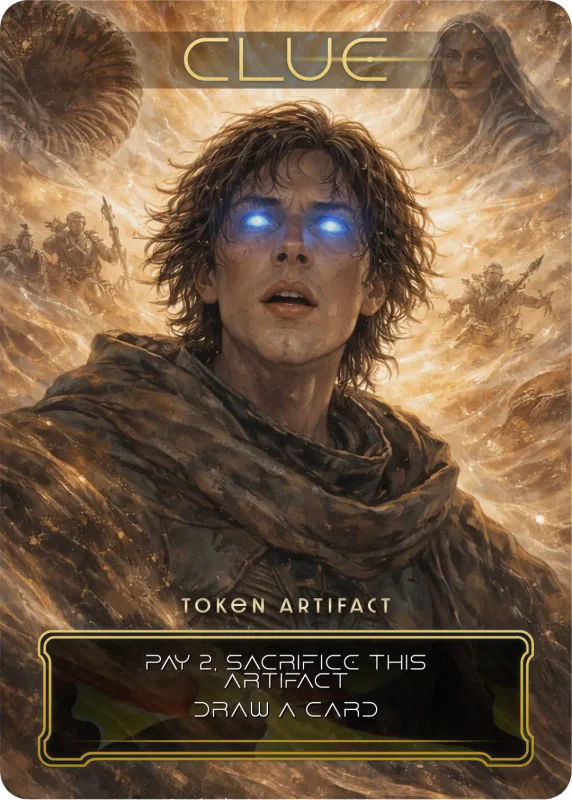 Clue, Dune Themed MtG Token