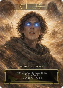Clue, Dune Themed MtG Token – image 1