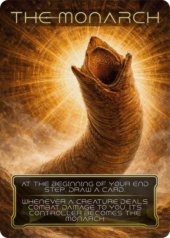 The Monarch, Dune Themed MtG Token