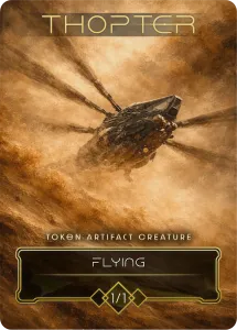 Thopter (1/1), Dune Themed MtG Token – image 1