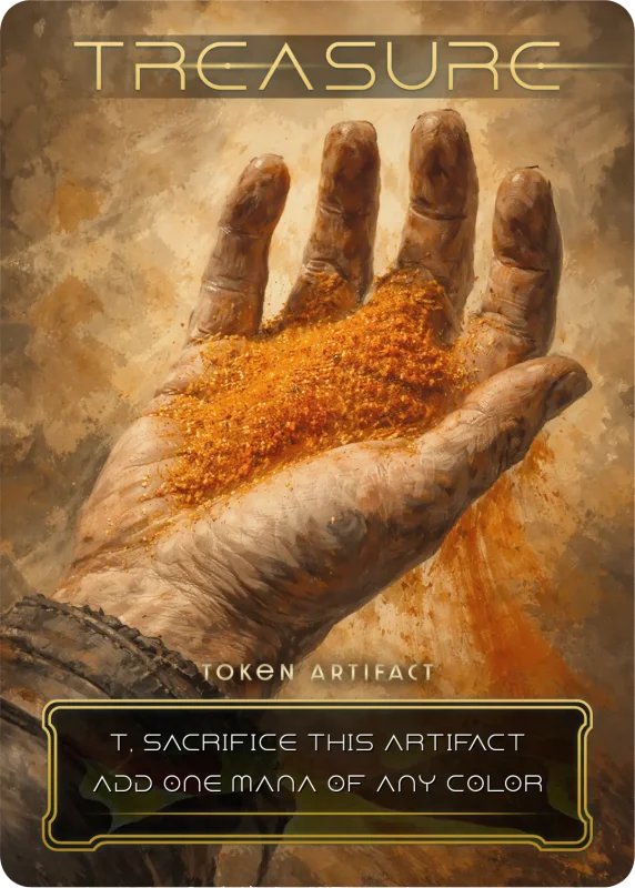 Treasure, Dune Themed MtG Token