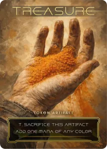 Treasure, Dune Themed MtG Token – image 1